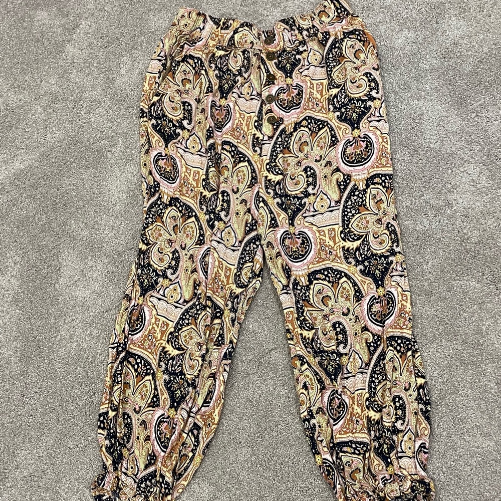 EUC Anthropologie Paisley pants
